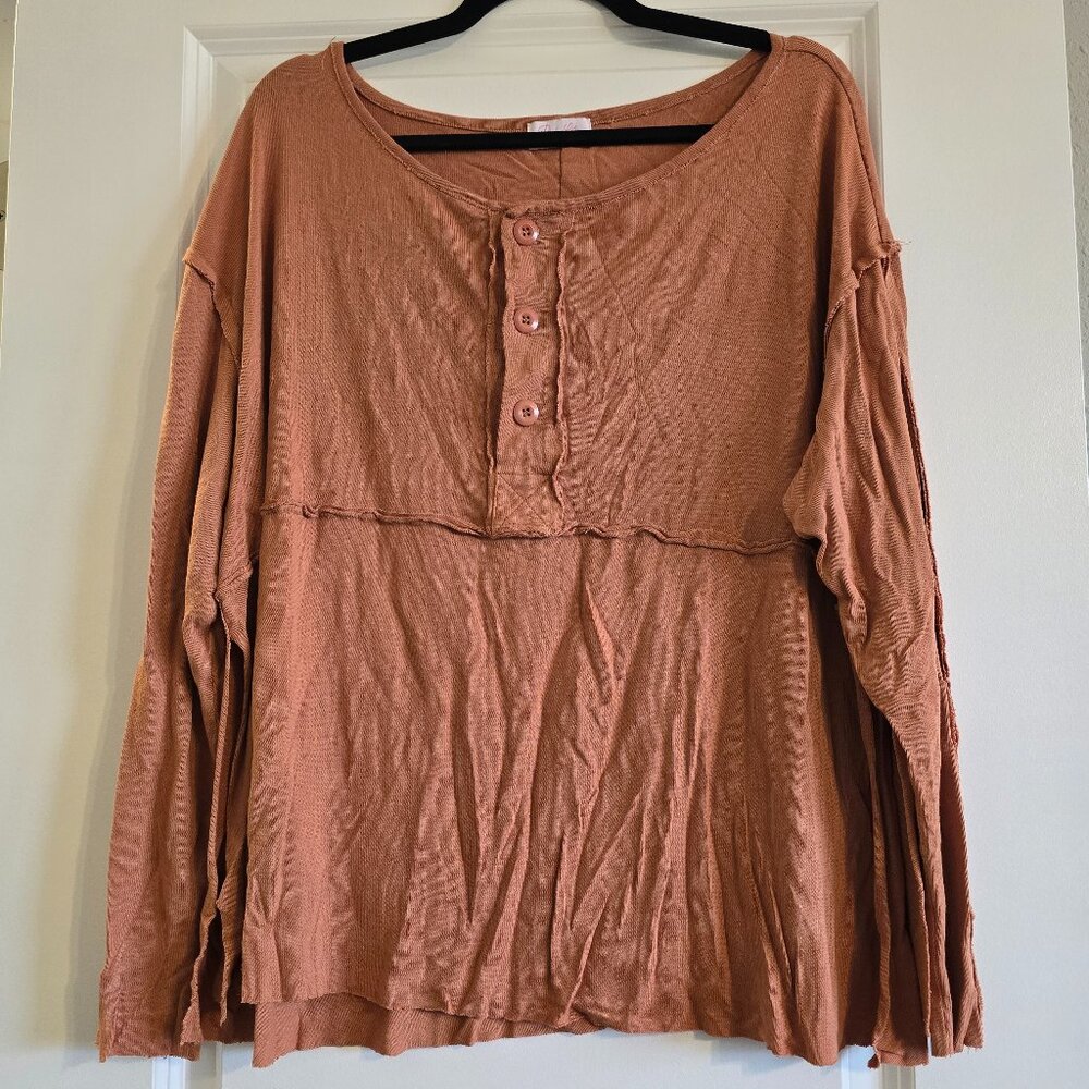 Pink Lily Long Sleeve Top